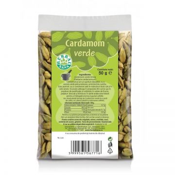 Cardamon verde, 50 gr, Herbal Sana