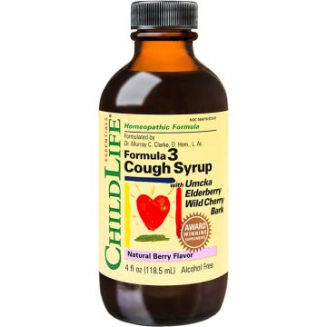 Cough Syrup cu gust de fructe, 118.5 ml, Childlife Essentials