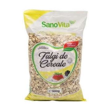 Fulgi de cereale, 500 g, Sanovita