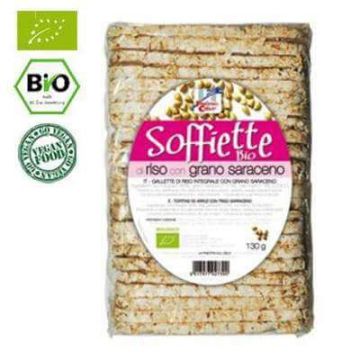 Galette din orez cu hrisca Bio, 130 g, La Finestra Sul Cielo