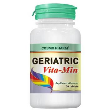 Geriatic Vita-Min, 30 tablete, Cosmopharma