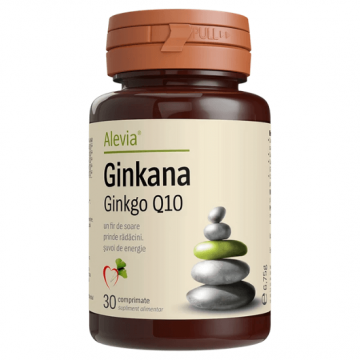 Ginkana Ginkgo Q10, 30 comprimate, Alevia