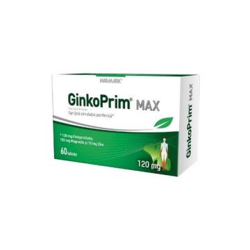 GinkoPrim Max 120mg, 60 tablete, Walmark