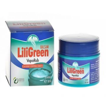 Liligreen Vaporub balsam, 50 ml, Adya Green Pharma