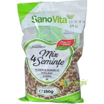 Mix 4 seminte, 150 gr, Sanovita