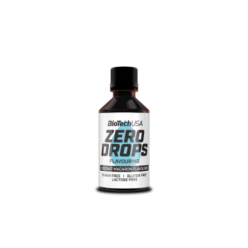 Zero Drops Coconut Macaron, 50 ml, BioTechUSA