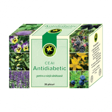 Ceai antidiabetic, 20 plicuri, Hypericum