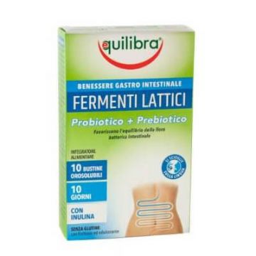 Fermenti lactici, 10 plicuri, Equilibra Fermenti lactici, 10 plicuri, Equilibra