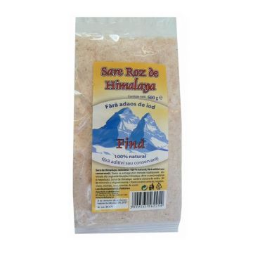 Sare roz de Himalaya fina, 500 g, Herbal Sana