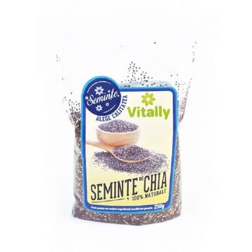 Seminte de chia, 250 gr, Vitally