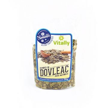 Seminte de dovleac decojite, 250 g, Vitally