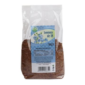Seminte de in, 500 gr, Herbal Sana