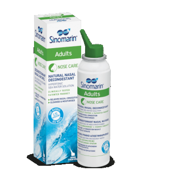 Sinomarin Adults, Spray decongestionant nazal, 125 ml, Gerolymatos International