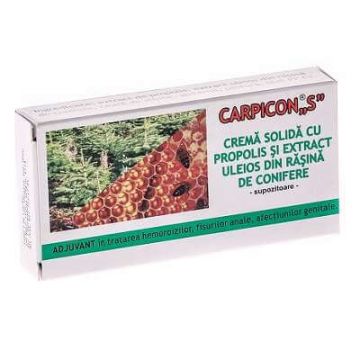 Supozitoare Carpricon S, 10 buc, Elzin Plant