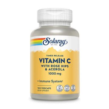 Vitamina C 1000 mg, 30 cps, Solaray