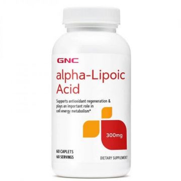 Alpha Lipoic Acid, 300 mg, 60 tablete, GNC