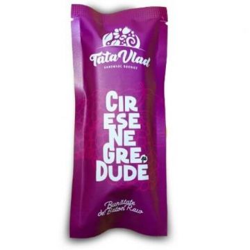 Baton raw vegan cu cirese si dude, 45 g, Tata Vlad