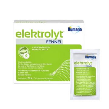Elektrolyt cu fenicul, 75g, Humana