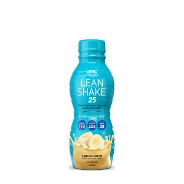 GNC Total Lean® Lean Shake™ 25 Shake Proteic RTD cu Aromă de Banane, 414 ml