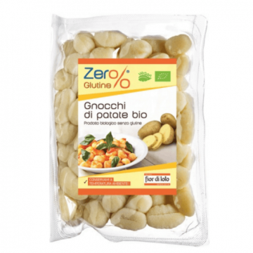 Gnocchi din cartofi bio fara gluten, 400 g, Fior di Loto