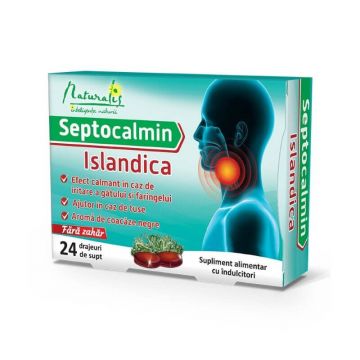 Naturalis Septocalmin Islandica x 24 pastile