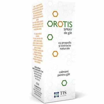 Spray de gat cu propolis Orotis, 20 ml, Tis Farmaceutic