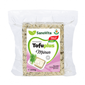 Tofu Plus cu marar, 200g, Sanovita