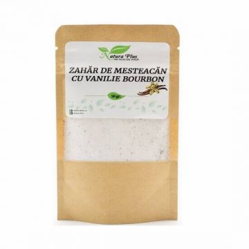 Zahar de Mesteacan cu Vanilie Bourbon, 50 g, Natura Plus