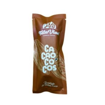 Baton raw vegan cu cacao si cocos, 45 g, Tata Vlad