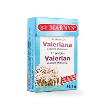 Bomboane cu valeriana pentru combaterea stresului si a anxietatii, 36.5g, Marnys