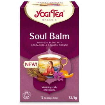 Ceai bio Soul Balm, 17 plicuri, Yogi Tea