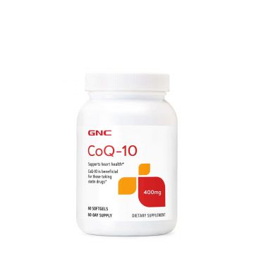 Coenzima Q-10 Naturală, 400 mg, 60 capsule, GNC