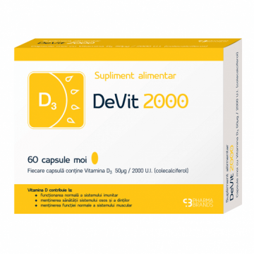 DeVit 2000, 60 capsule moi, Pharma Brands