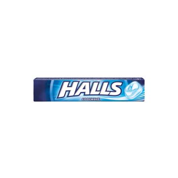 Dropsuri mentolate Halls Coolwave, 33.5 g, Kraft Foods