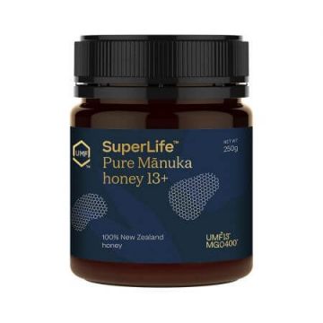 Miere de Manuka UMF13+, MGO400+, 250g, Superlife