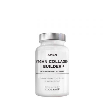 Codeage Amen Vegan Collagen Builder, Colagen Vegan Cu Biotina, Luteina Si Vitamina C, 30 Cps