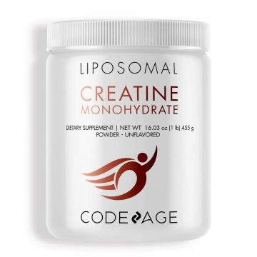 Codeage Liposomal Creatine Monohydrate, Creatina Monohidrata Lipozomala, 455 G