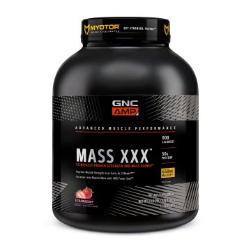 Gnc Amp Mass Xxx, Proteina Din Zer, Cu Aroma De Capsuni, 2724 G