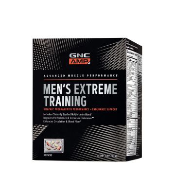 Gnc Amp Men's Extreme Training, Program Vitapak Pentru Performanta Si Anduranta, 30 Pachete