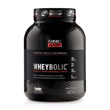 Gnc Amp Wheybolic, Proteina Din Zer, Cu Aroma De Vanilie, 1300 G