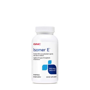 Gnc Isomer E Vitamina E Naturala Cu Mix De Tocoferoli Si Tocotrienoli, 90 Cps