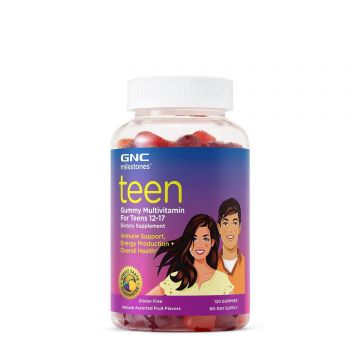 Gnc Milestones Teen, Multivitamine Jeleuri Pentru Adolescenti 12-17 Ani, 120 Jeleuri