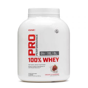 Gnc Pro Performance 100% Whey, Proteina Din Zer Cu Aroma De Capsuni, 2163.20 G