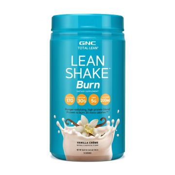 Gnc Total Lean Lean Shake Burn, Shake Proteic, Cu Aroma De Vanilie, 739.2 G