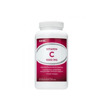 Gnc Vitamina C 1000 Mg Cu Bioflavonoide Si Eliberare Prelungita, 180 Tb