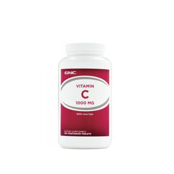 Gnc Vitamina C 1000 Mg Cu Macese, 250 Tb