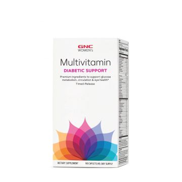 Gnc Women's Multivitamin Diabetic Support, Multivitamine Pentru Femei Pentru Suport Diabetic, 90 Tb