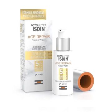 ISDIN Fotoultra Age Repair Fusion Water Fluid de Protectie Solara SPF 50+ 50ml