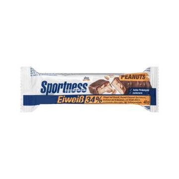 Sportness Baton proteic arahide și caramel, 40 g