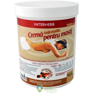 Crema de masaj anticelulitica cu scortisoara 1000 gr